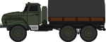 Ural-4320 military truck (coloured)